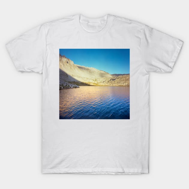 View of Guitar lake from Whitney trail. Shoot on film. T-Shirt by va103